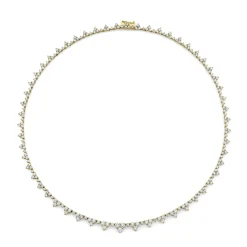 Cheap DIAMOND TRIANGLE ETERNITY CHOKER Chokers