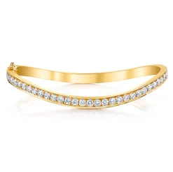 Cheap DIAMOND WAVE BANGLE Bangles