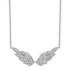 New DIAMOND WING NECKLACE Pendants