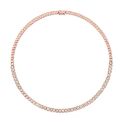 Shop EMERALD CUT BEZEL DIAMOND CHOKER Chokers
