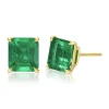 Outlet EMERALD CUT EMERALD STUDS One Of A Kind