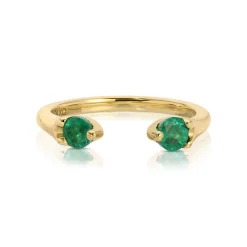Cheap EMERALD ORBIT RING Stacking|Orbit