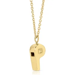 Fashion GOLD SPIKE WHISTLE Pendants