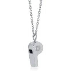 Fashion GOLD SPIKE WHISTLE Pendants
