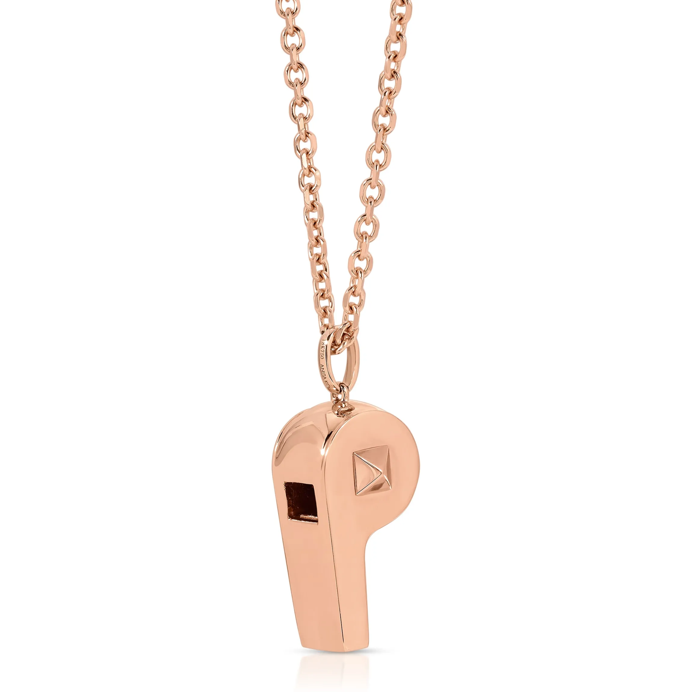 Fashion GOLD SPIKE WHISTLE Pendants