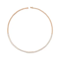 Outlet GRADUATED MARQUISE DIAMOND CHOKER Chokers