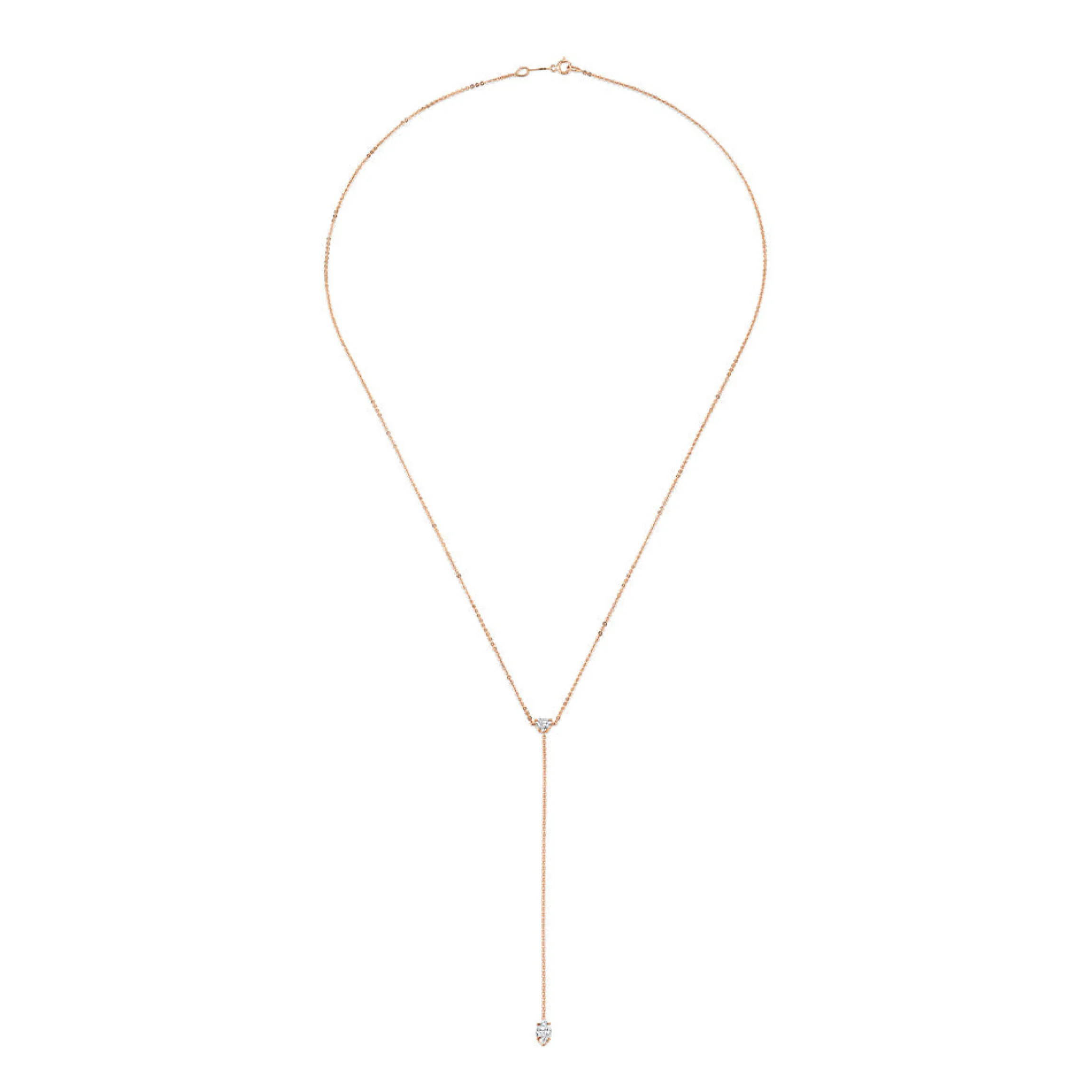 Best Sale HEART AND MARQUISE DIAMOND LARIAT Lariats