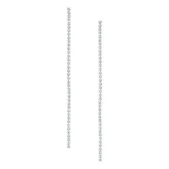New HEPBURN DIAMOND DROP EARRINGS Long