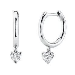 New HUGGIES WITH HEART DIAMOND DROPS Huggies