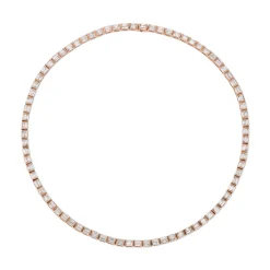 Fashion LARGE BAGUETTE DIAMOND CHOKER Chokers