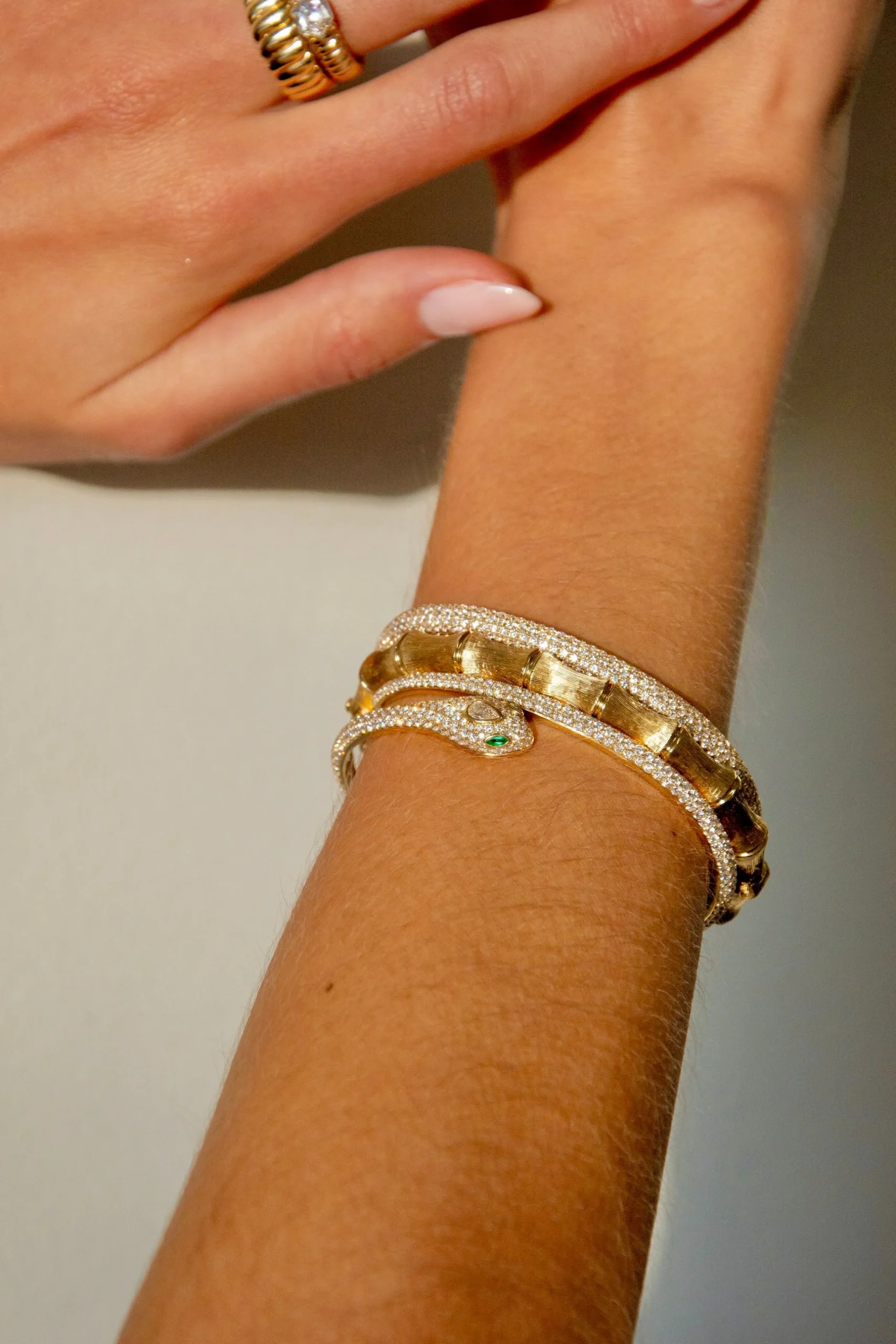 Shop LARGE BAMBOO BRACELET Bangles