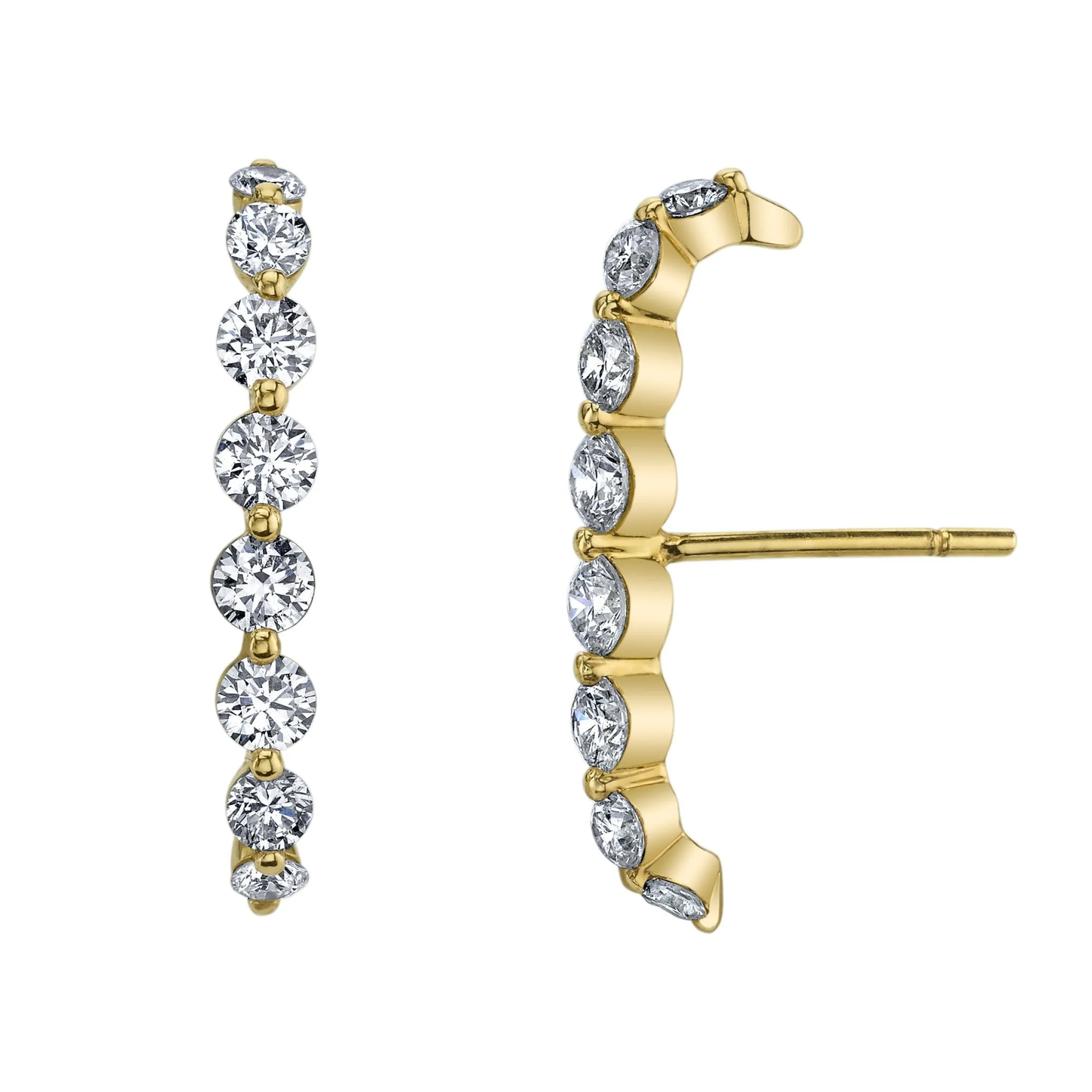 Outlet LARGE DIAMOND FLOATING LOBE CUFF Floating