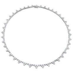 Discount LARGE DIAMOND TRIANGLE ETERNITY CHOKER Chokers