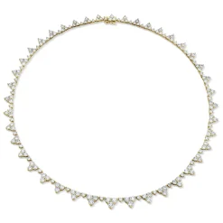 Discount LARGE DIAMOND TRIANGLE ETERNITY CHOKER Chokers