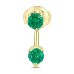 Shop LARGE EMERALD ORBIT EARRING Orbit