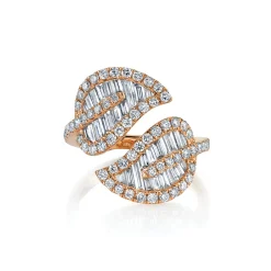 Online LARGE LEAF DIAMOND RING Leaf
