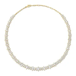Shop LARGE MARQUISE DIAMOND CHOKER Chokers