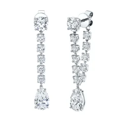 Best LARGE OLIVIA DIAMOND EARRINGS Long