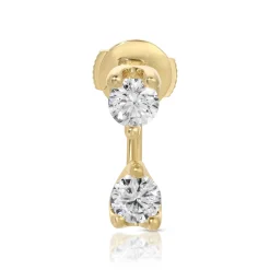 Online LARGE ROUND DIAMOND ORBIT EARRING Orbit