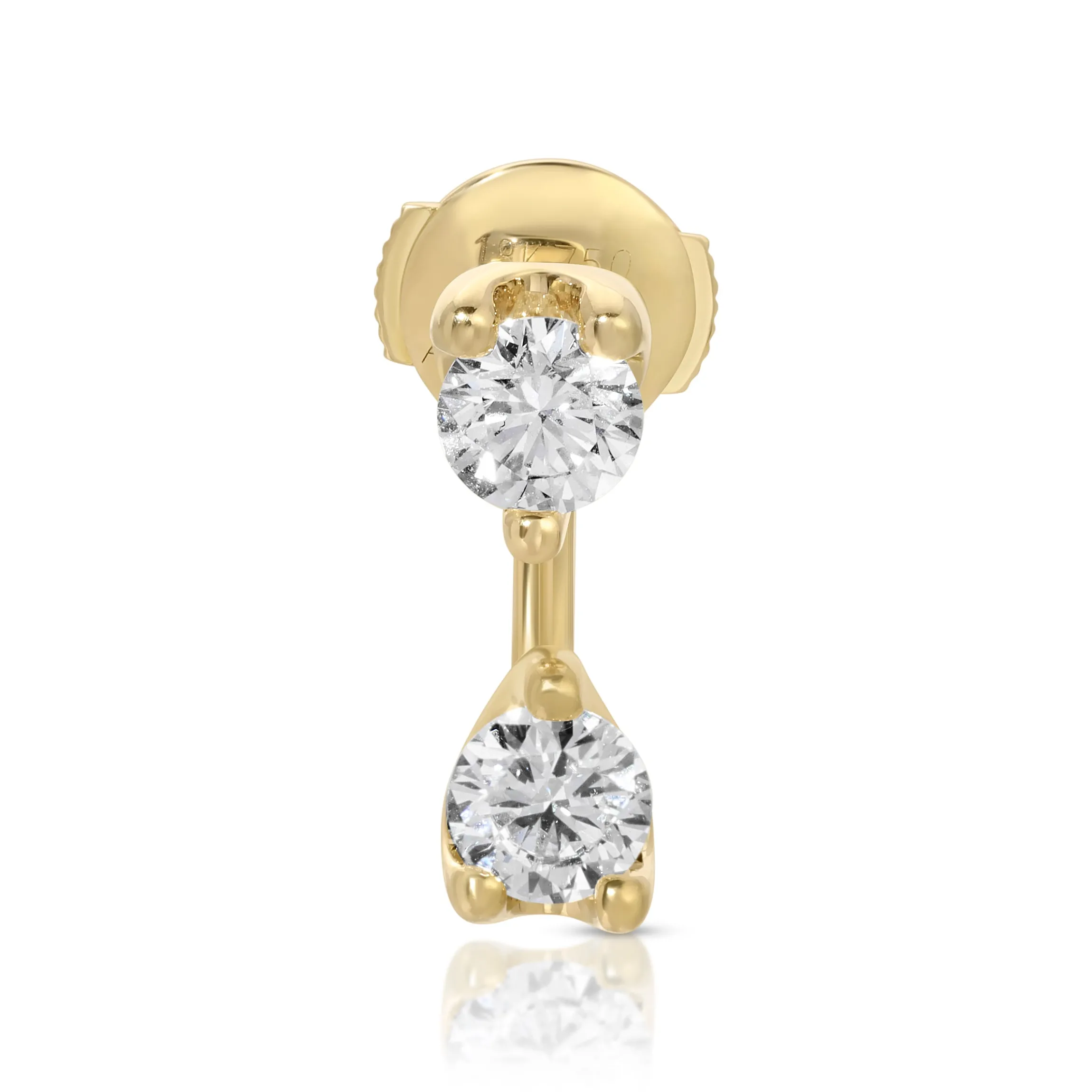 Online LARGE ROUND DIAMOND ORBIT EARRING Orbit