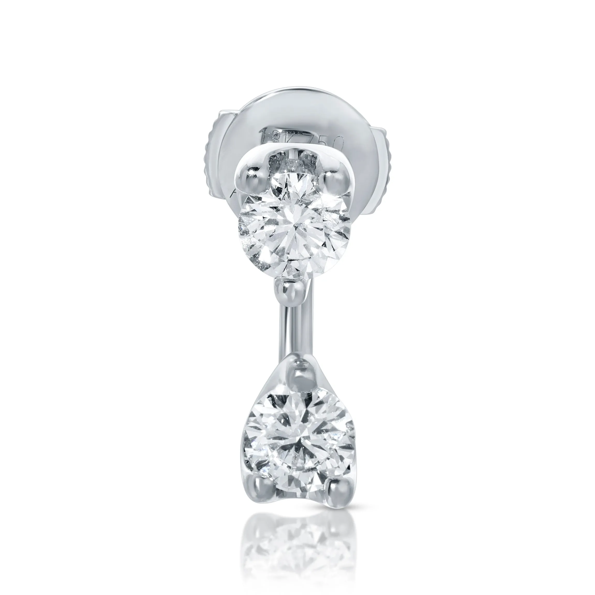 Online LARGE ROUND DIAMOND ORBIT EARRING Orbit