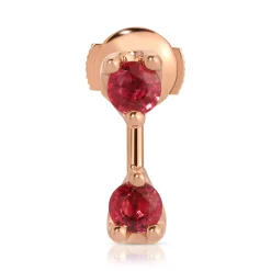 Cheap LARGE ROUND RUBY ORBIT EARRING Orbit