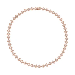Clearance LARGE TULIP DIAMOND CHOKER Chokers