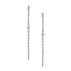 Clearance LONG DIAMOND ROPE EARRINGS Long