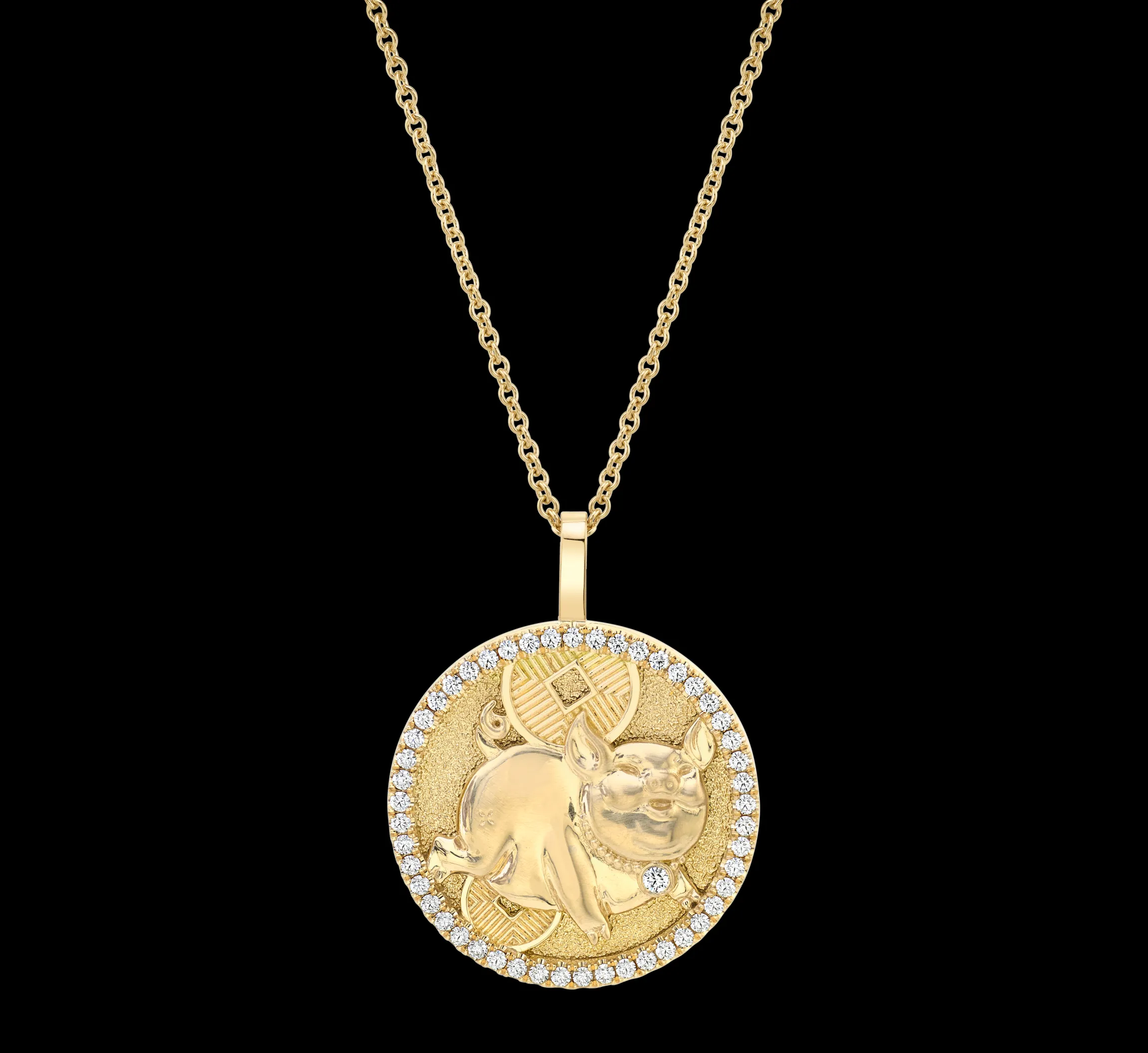 Online LUCKY DIAMOND PIG TALISMAN Pendants|Lucky Tailsman