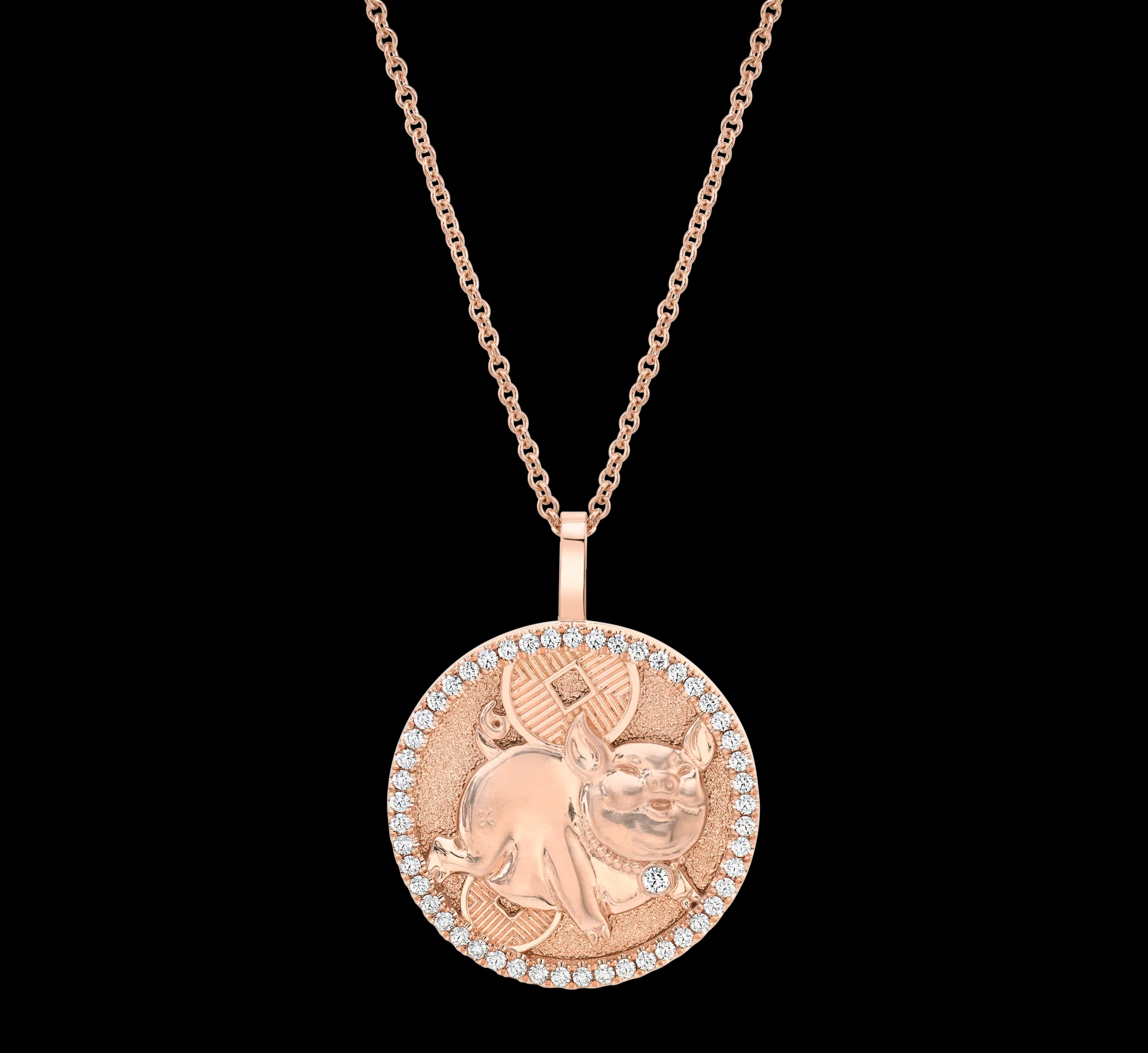 Online LUCKY DIAMOND PIG TALISMAN Pendants|Lucky Tailsman