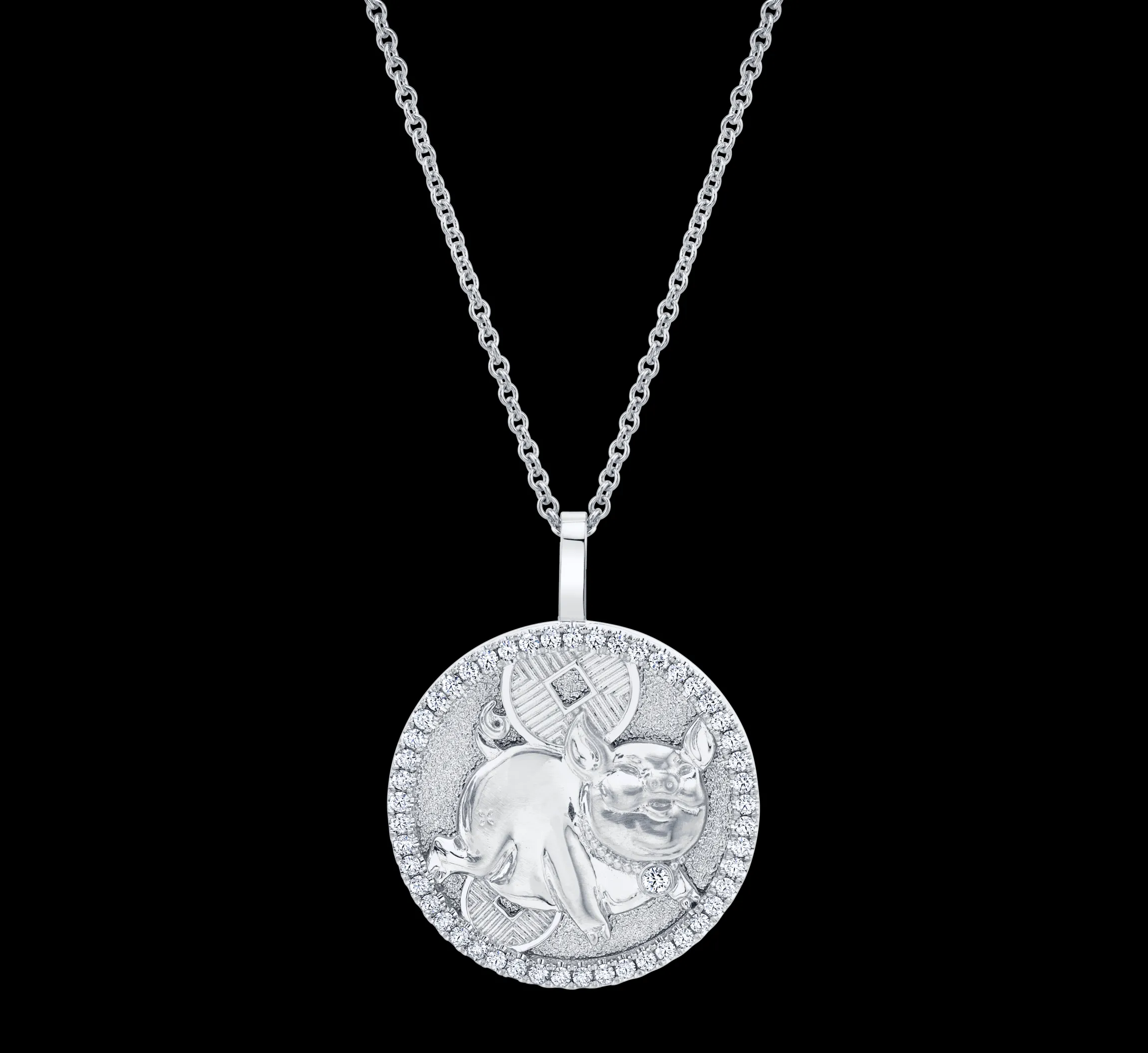 Online LUCKY DIAMOND PIG TALISMAN Pendants|Lucky Tailsman