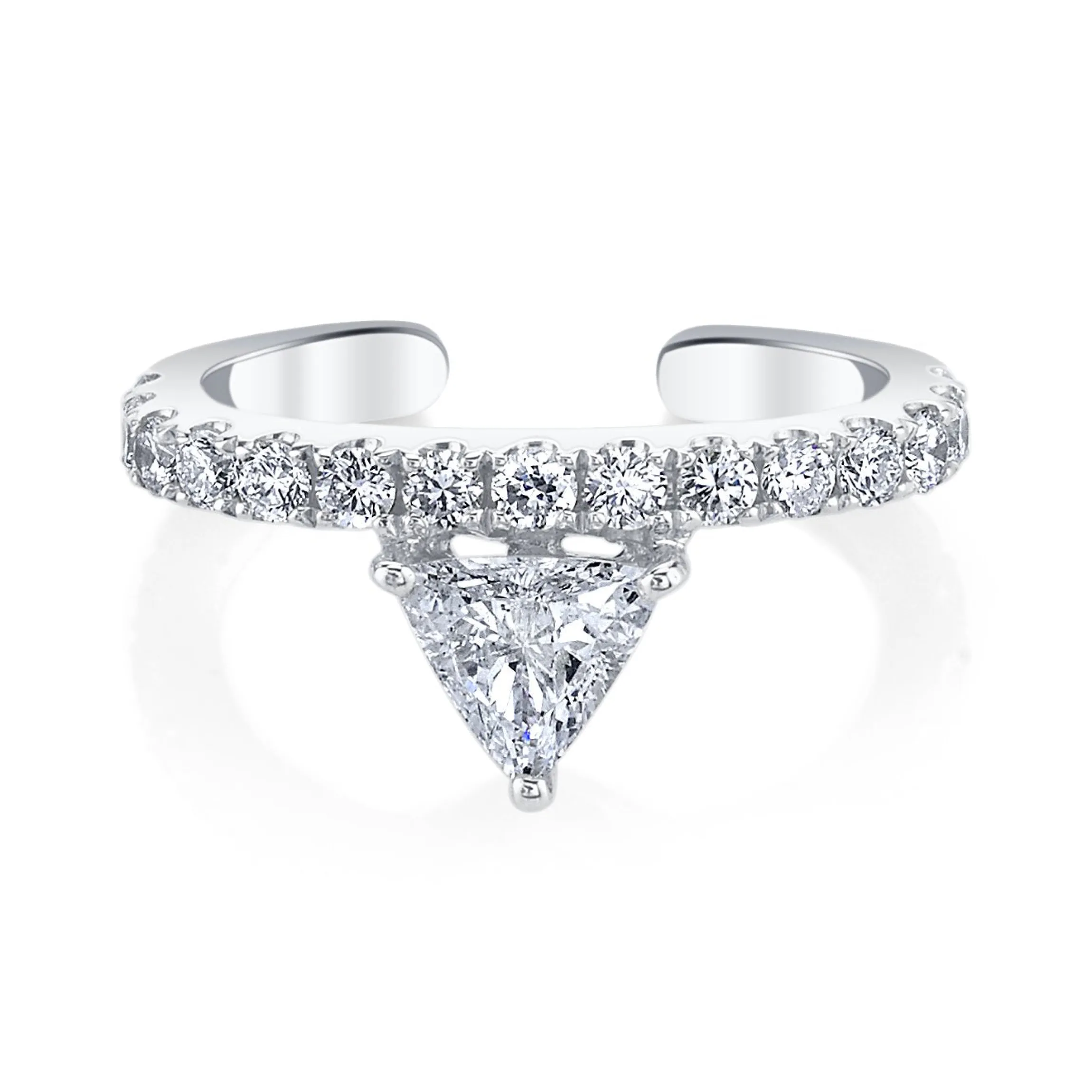 Flash Sale LUXE TRIANGLE DIAMOND EAR CUFF Ear Cuffs