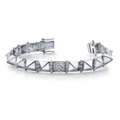 Cheap MEDIUM SPIKE BRACELET WITH ONE DIAMOND SPIKE Spikes