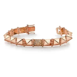 Cheap MEDIUM SPIKE BRACELET WITH ONE DIAMOND SPIKE Spikes