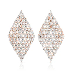 Outlet MESH MARQUIS DIAMOND EARRINGS Long