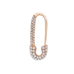 Cheap MINI DIAMOND SAFETY PIN EARRING Safety Pins & Clips