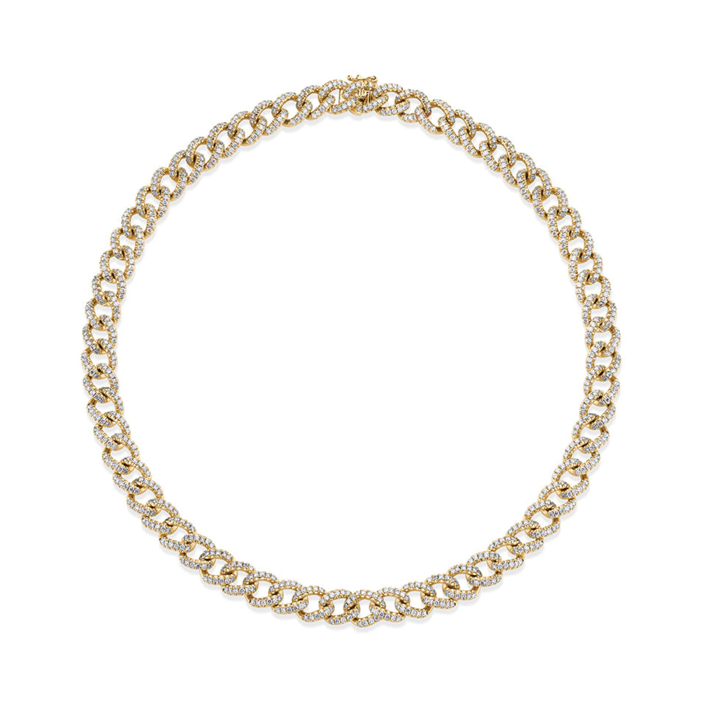 Clearance NAPLES DIAMOND CHAIN LINK CHOKER Chokers