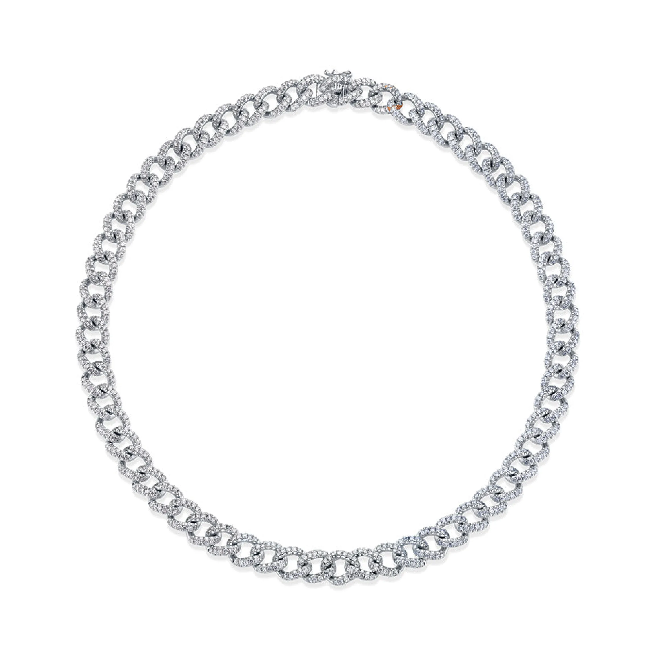 Clearance NAPLES DIAMOND CHAIN LINK CHOKER Chokers