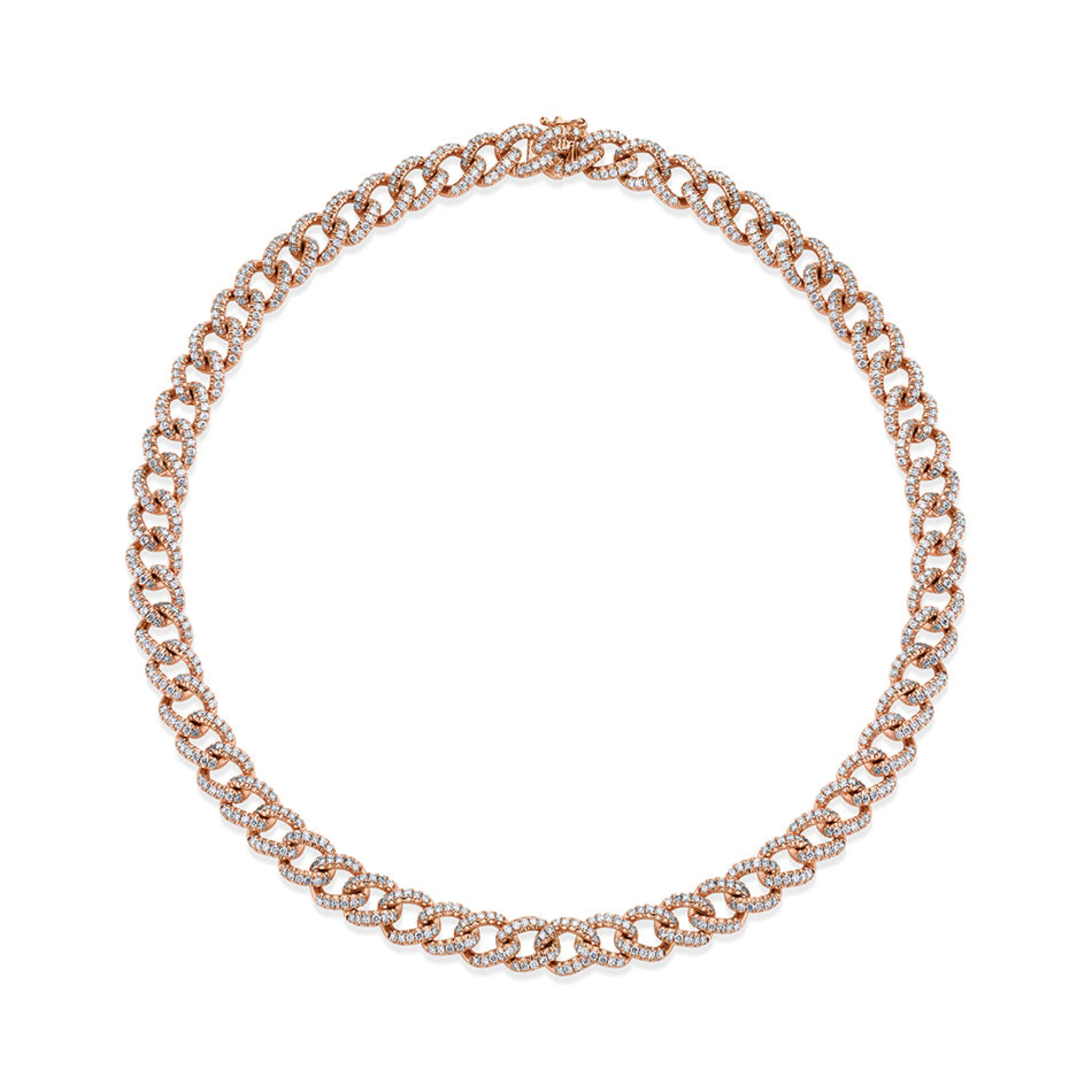 Clearance NAPLES DIAMOND CHAIN LINK CHOKER Chokers