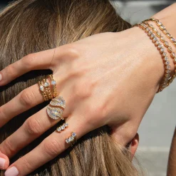Store ORBIT SPLIT DIAMOND RING Stacking|Orbit