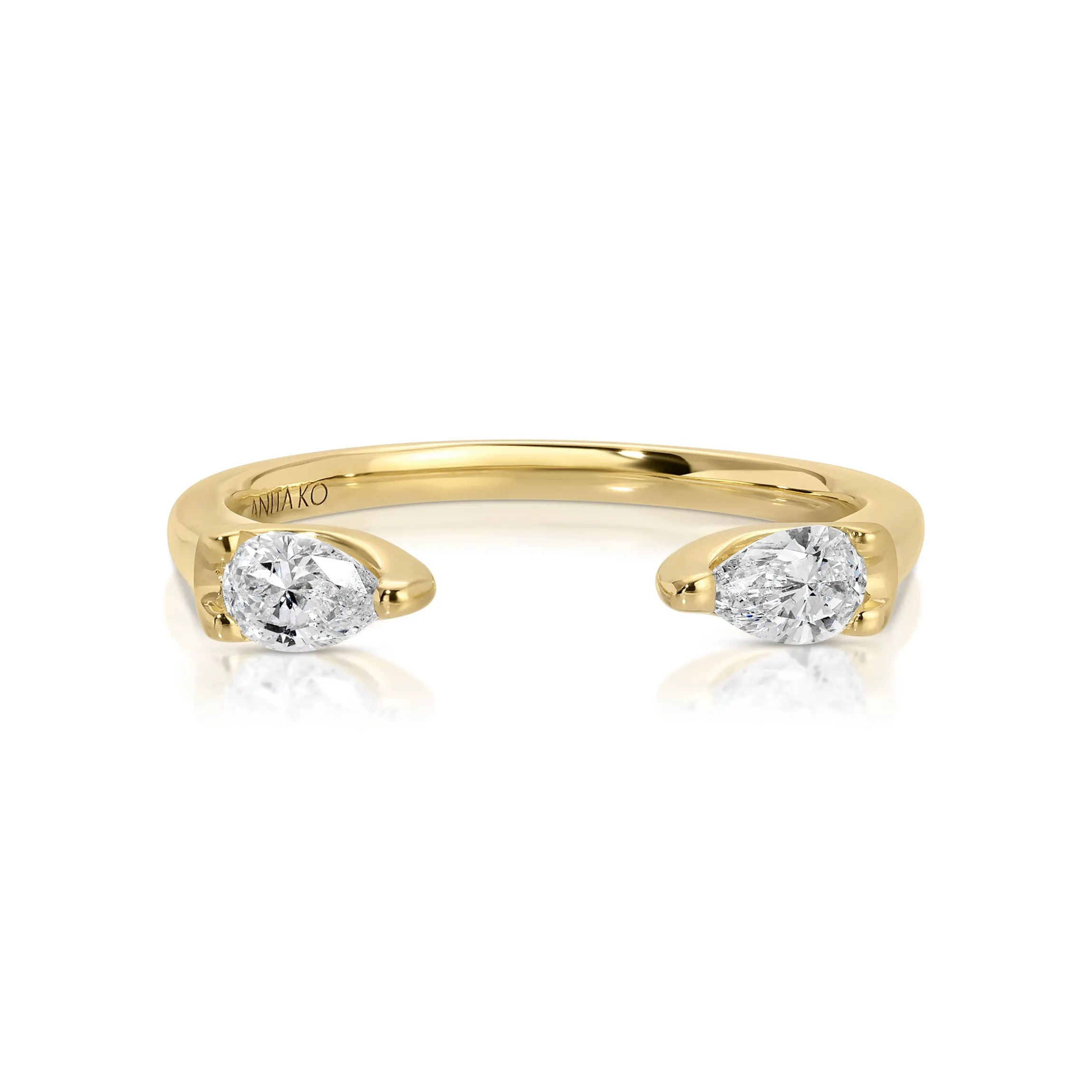 Best Sale ORBIT SPLIT PEAR DIAMOND RING Stacking|Orbit