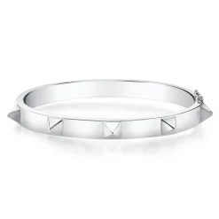 Store OVAL BRACELET WITH SPIKES Spikes