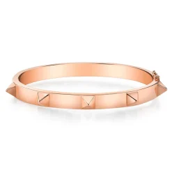 Store OVAL BRACELET WITH SPIKES Spikes