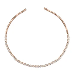 Cheap OVAL DIAMOND BEZEL CHOKER Chokers