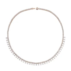 Fashion PALOMA ROUND AND PEAR DIAMOND CHOKER Chokers