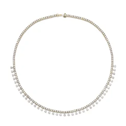Fashion PALOMA ROUND AND PEAR DIAMOND CHOKER Chokers