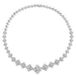 New PAVE DIAMOND CORSAGE CHOKER Chokers