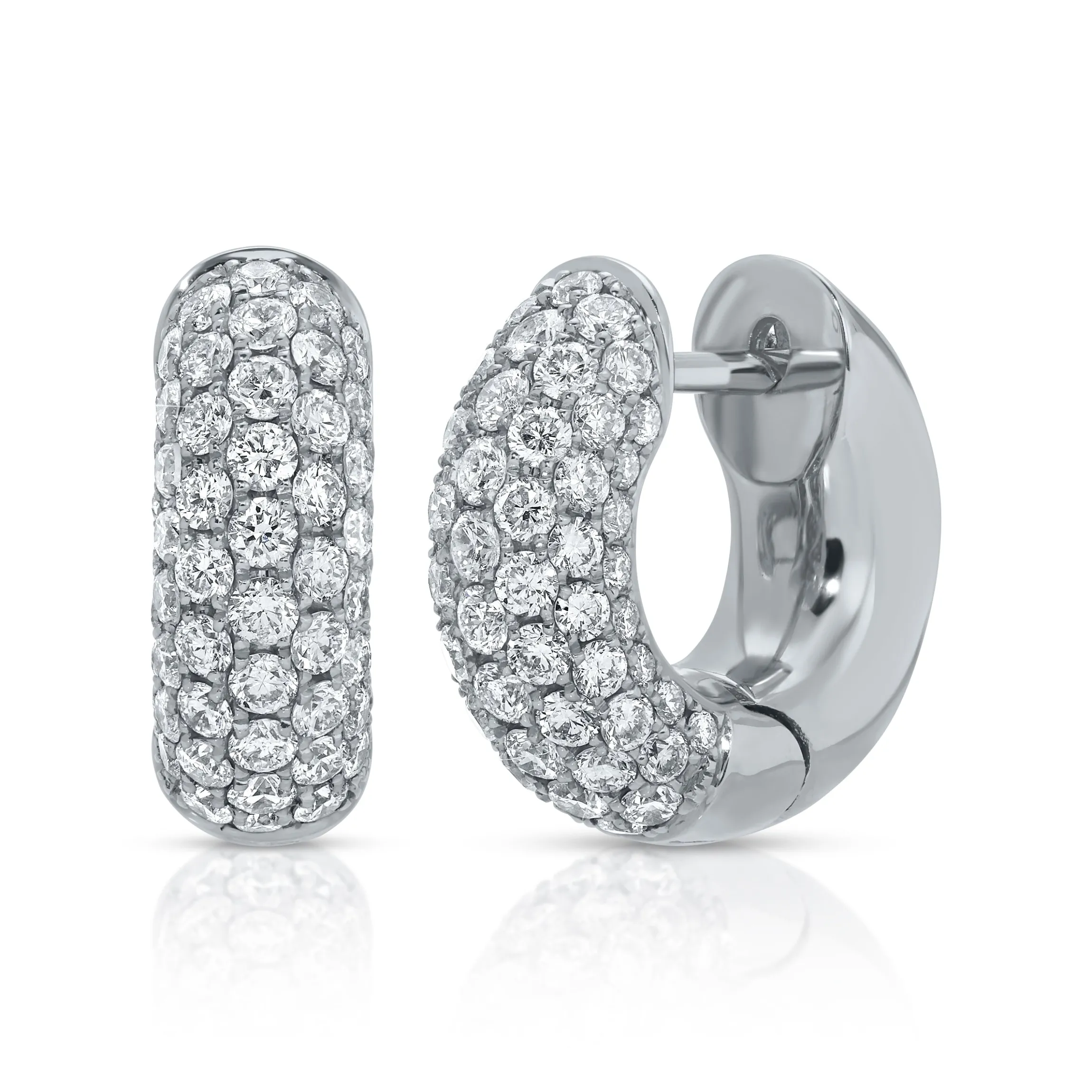Online PAVE DIAMOND COSMO HUGGIES Huggies