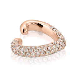 Flash Sale PAVE DIAMOND HEART EAR CUFF Ear Cuffs
