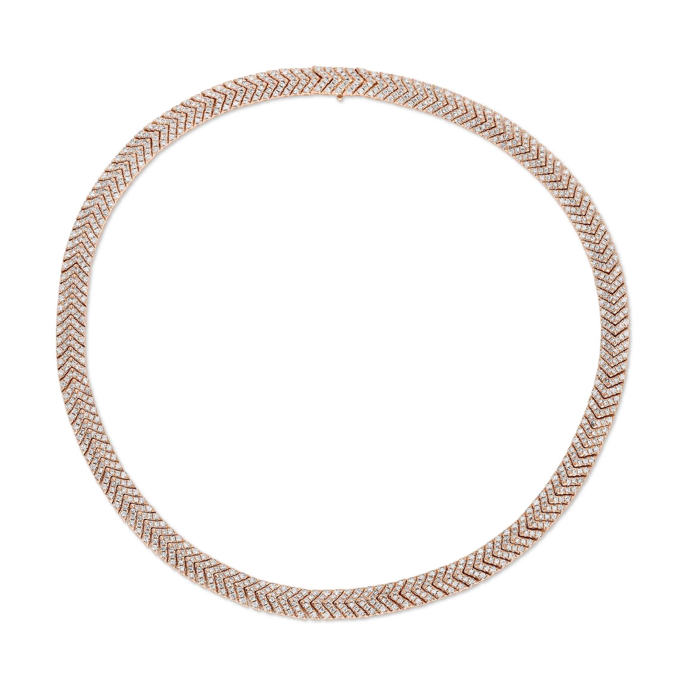 Online PAVE DIAMOND ZIPPER CHOKER Chokers